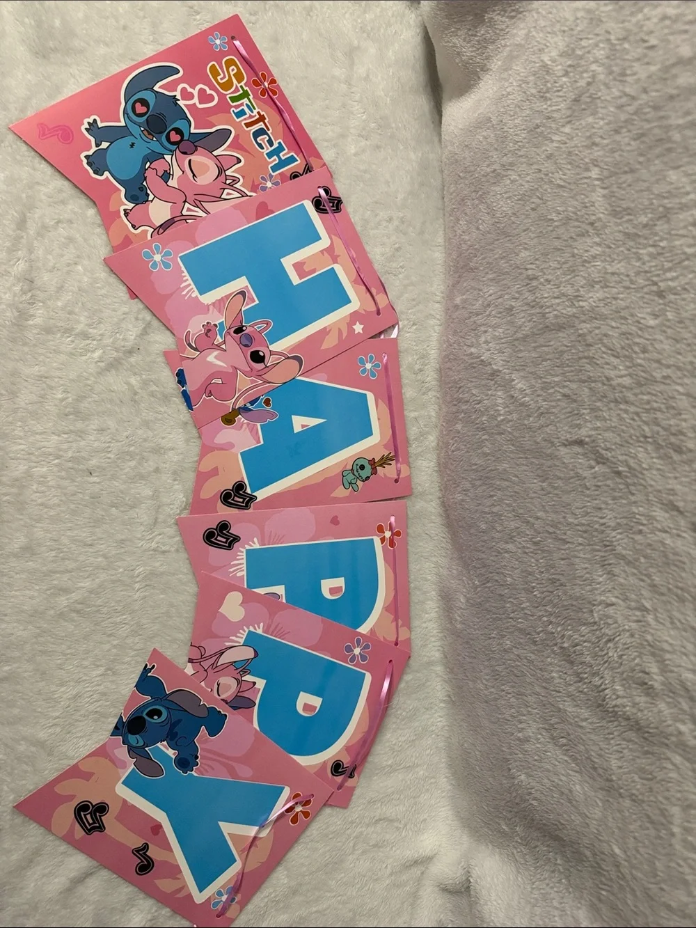 Stitch & Angel Birthday Decorations